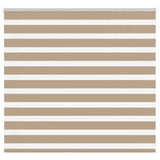 VidaXL Zebrarollo 155x100 cm Stoffbreite 150,9 cm Polyester Sandbraun