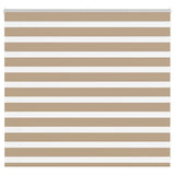 VidaXL Zebrarollo 160x100 cm Stoffbreite 155,9 cm Polyester Sandbraun