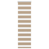 VidaXL Zebrarollo 45x150 cm Stoffbreite 40,9 cm Polyester Sandbraun