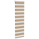 VidaXL Zebrarollo 50x150 cm Stoffbreite 55,9 cm Polyester Sandbraun
