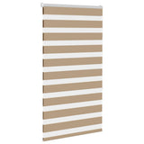VidaXL Zebrarollo 85x150 cm Stoffbreite 80,9 cm Polyester Sandbraun