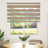 VidaXL Zebrarollo 135x150 cm Stoffbreite 130,9 cm Polyester Sandbraun
