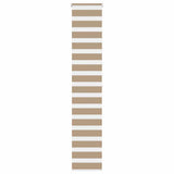 VidaXL Zebrarollo 45x200 cm Stoffbreite 40,9 cm Polyester Sandbraun