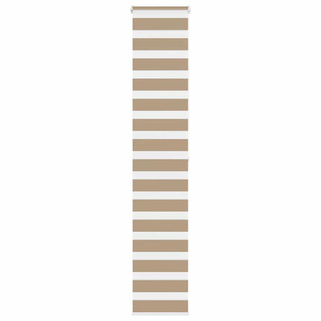 VidaXL Zebrarollo 45x200 cm Stoffbreite 40,9 cm Polyester Sandbraun