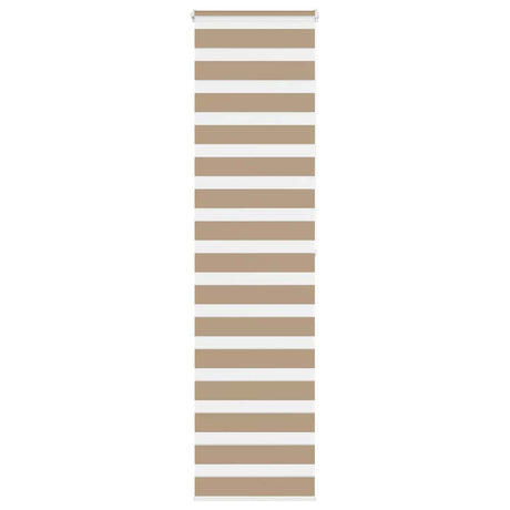 VidaXL Zebrarollo 60x200 cm Stoffbreite 55,9 cm Polyester Sandbraun