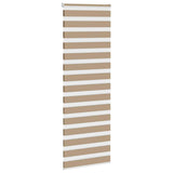 VidaXL Zebrarollo 70x200 cm Stoffbreite 65,9 cm Polyester Sandbraun