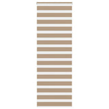 VidaXL Zebrarollo 75x200 cm Stoffbreite 70,9 cm Polyester Sandbraun