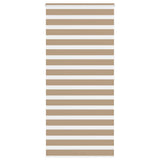 VidaXL Zebrarollo 95x200 cm Stoffbreite 90,9 cm Polyester Sandbraun