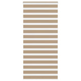 VidaXL Zebrarollo 110x200 cm Stoffbreite 105,9 cm Polyester Sandbraun