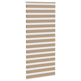 VidaXL Zebrarollo 110x200 cm Stoffbreite 105,9 cm Polyester Sandbraun