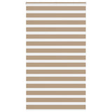 VidaXL Zebrarollo 120x200 cm Stoffbreite 115,9 cm Polyester Sandbraun