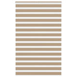 VidaXL Zebrarollo 140x200 cm Stoffbreite 135,9 cm Polyester Sandbraun