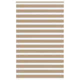 VidaXL Zebrarollo 145x200 cm Stoffbreite 140,9 cm Polyester Sandbraun