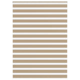 VidaXL Zebrarollo 165x200 cm Stoffbreite 160,9 cm Polyester Sandbraun