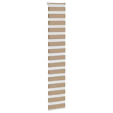 VidaXL Zebrarollo 40x230 cm Stoffbreite 35,9 cm Polyester Sandbraun
