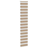 VidaXL Zebrarollo 45x230 cm Stoffbreite 40,9 cm Polyester Sandbraun