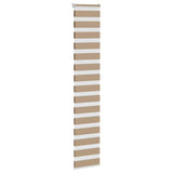 VidaXL Zebrarollo 50x230 cm Stoffbreite 55,9 cm Polyester Sandbraun