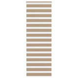 VidaXL Zebrarollo 70x230 cm Stoffbreite 65,9 cm Polyester Sandbraun