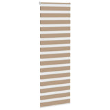VidaXL Zebrarollo 70x230 cm Stoffbreite 65,9 cm Polyester Sandbraun