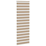 VidaXL Zebrarollo 80x230 cm Stoffbreite 75,9 cm Polyester Sandbraun