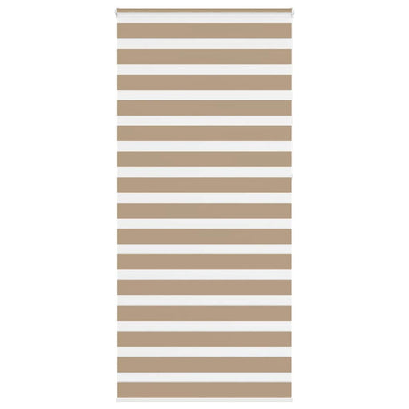 VidaXL Zebrarollo 95x230 cm Stoffbreite 90,9 cm Polyester Sandbraun