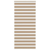 VidaXL Zebrarollo 100x230 cm Stoffbreite 95,9 cm Polyester Sandbraun