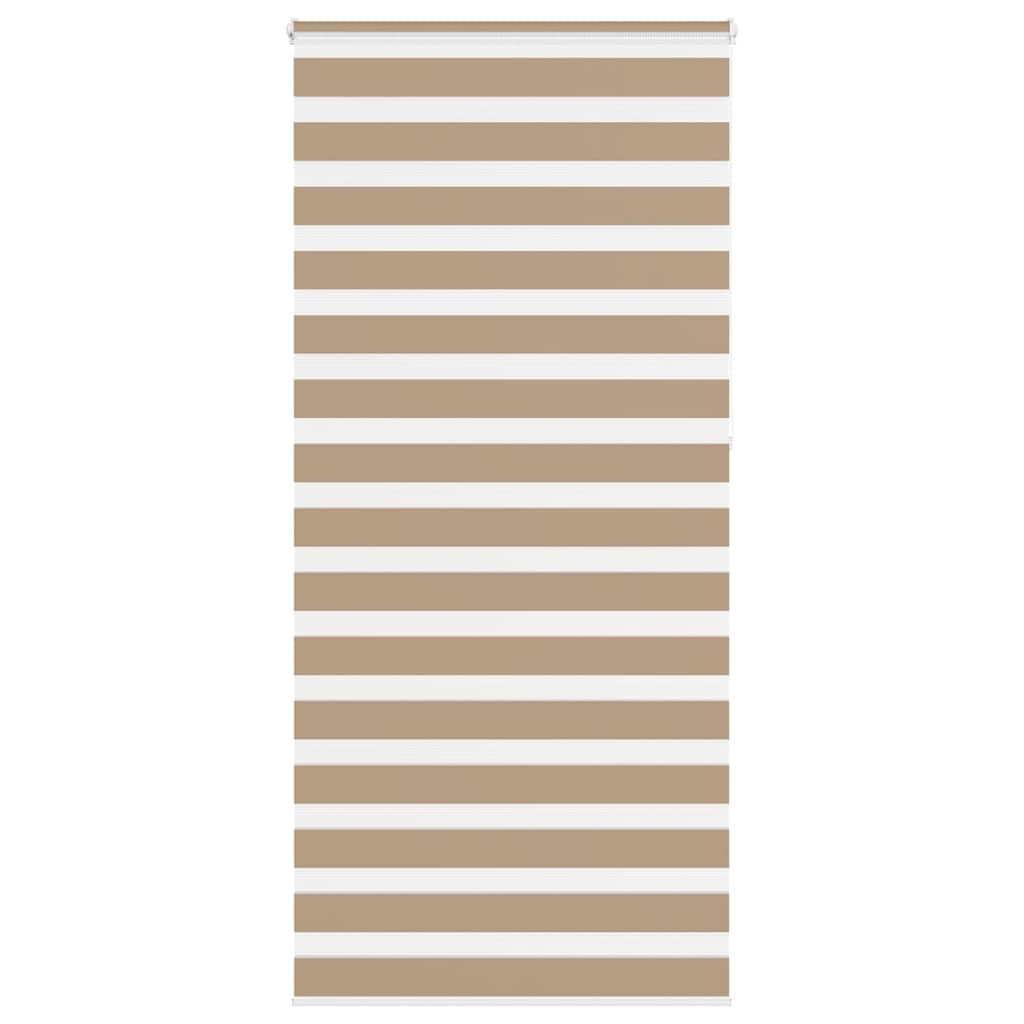 VidaXL Zebrarollo 105x230 cm Stoffbreite 100,9 cm Polyester Sandbraun