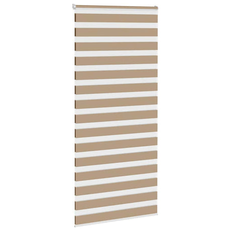 VidaXL Zebrarollo 105x230 cm Stoffbreite 100,9 cm Polyester Sandbraun