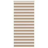 VidaXL Zebrarollo 110x230 cm Stoffbreite 105,9 cm Polyester Sandbraun