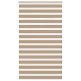VidaXL Zebrarollo 125x230 cm Stoffbreite 120,9 cm Polyester Sandbraun