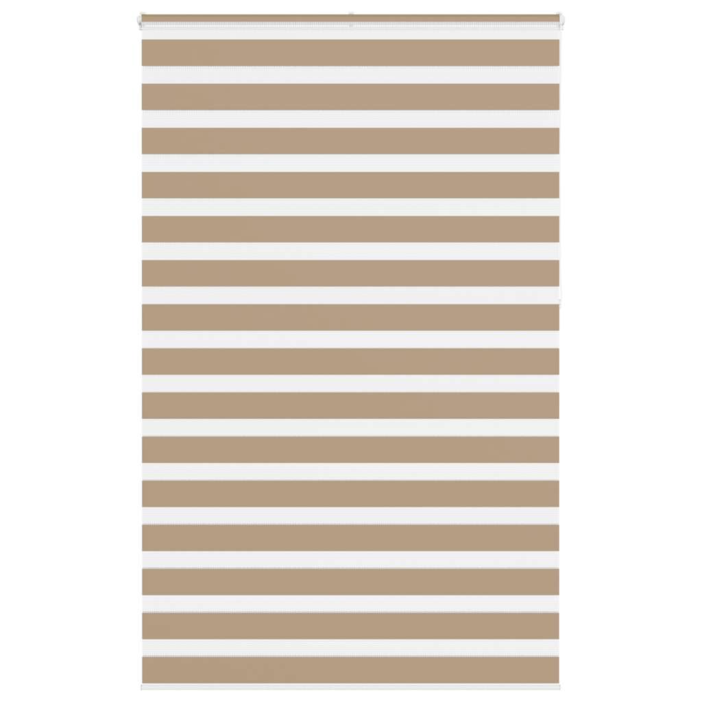 VidaXL Zebrarollo 145x230 cm Stoffbreite 140,9 cm Polyester Sandbraun