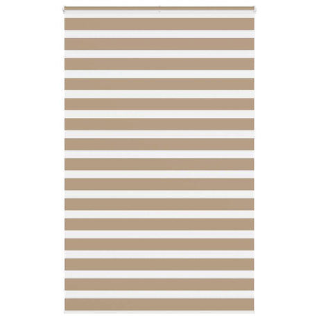 VidaXL Zebrarollo 145x230 cm Stoffbreite 140,9 cm Polyester Sandbraun