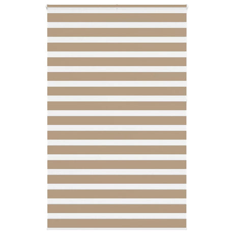 VidaXL Zebrarollo 150x230 cm Stoffbreite 145,9 cm Polyester Sandbraun