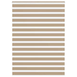 VidaXL Zebrarollo 155x230 cm Stoffbreite 150,9 cm Polyester Sandbraun