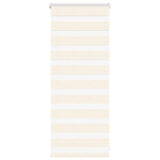 Vidaxl Zebra Roller Blind 65x100 cm Staubbreite 60,9 cm MarbleBige