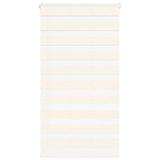 Vidaxl Zebra Roller Blind 85x100 cm Ancho de polvo de 80,9 cm marmerbeige