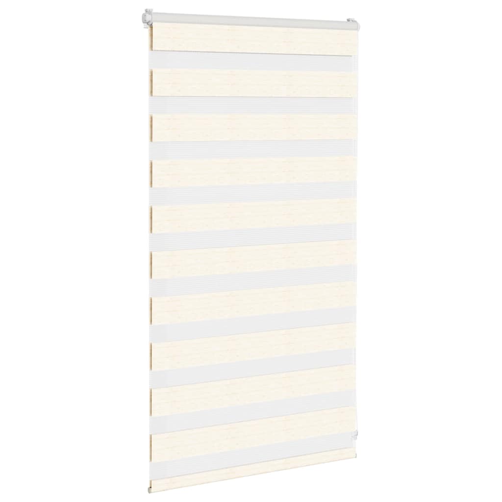 Vidaxl Zebra Roller Blind 85x100 cm Dammbredd 80,9 cm MARMERBEIGE