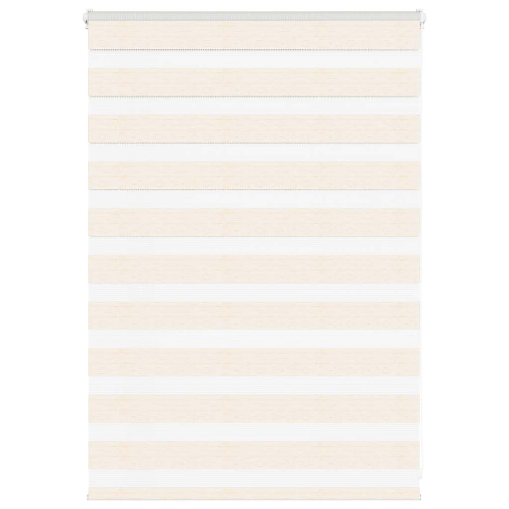 Vidaxl Zebra Roller Blind 95x100 cm Szerokość pyłu 90,9 cm marmerbeige