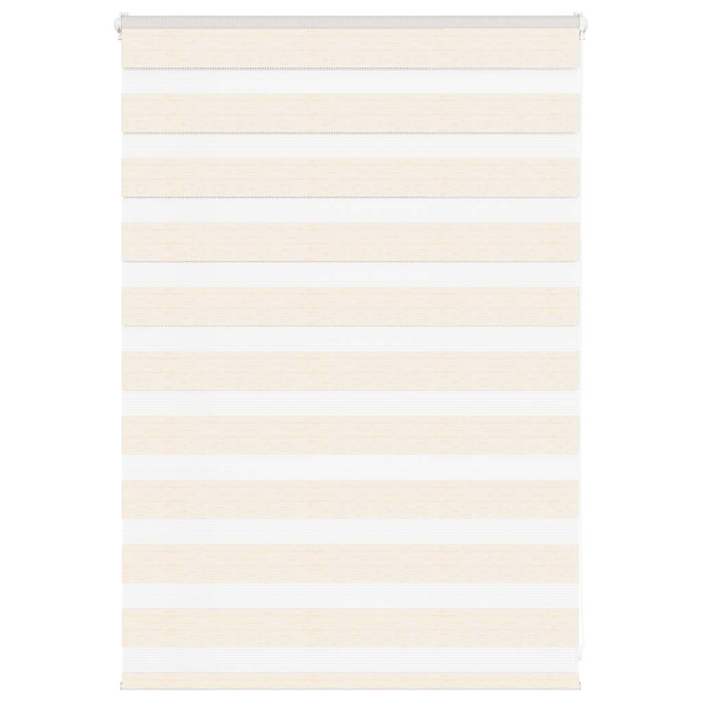 Vidaxl Zebra Roller Blind 105x100 cm Stofbredde 100,9 cm Marmerbeige