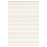 Vidaxl Zebra Roller Blind 110x100 cm Dammbredd 105,9 cm Marmerbeige