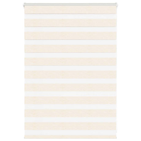 Vidaxx Zebra-Rollo 115x100 cm Stoffbreite 110,9 cm Marmorbeige
