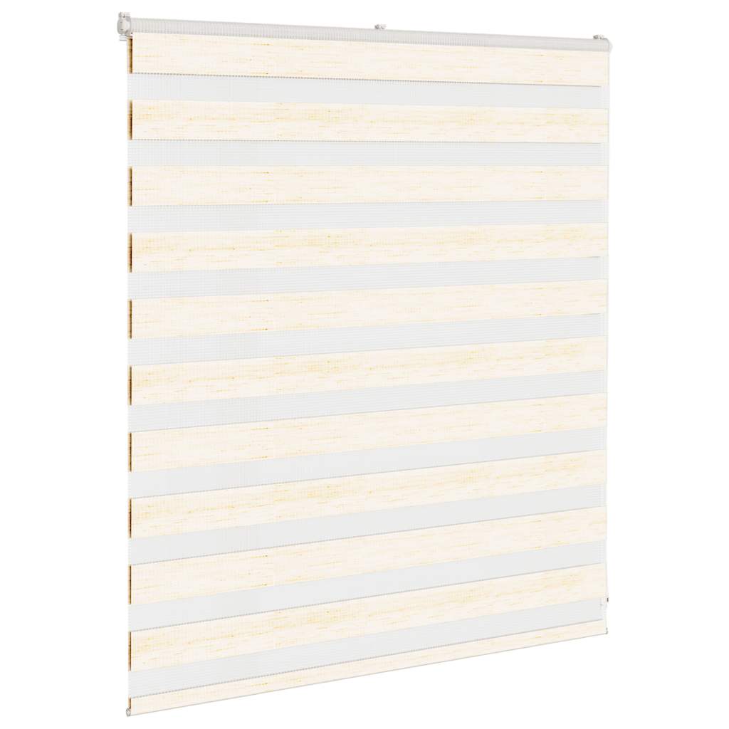 Vidaxl Zebra Roller Blind 120x100 cm Staubbreite 115,9 cm Marmerbeige