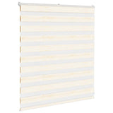 Vidaxl Zebra Roller Blind 125x100 CM Fabric Ancho 120.9 cm Marmerbeige