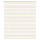 Vidaxl Zebra Rouleau aveugle 130x100 cm Largeur de tissu 125,9 cm Marmerbeige