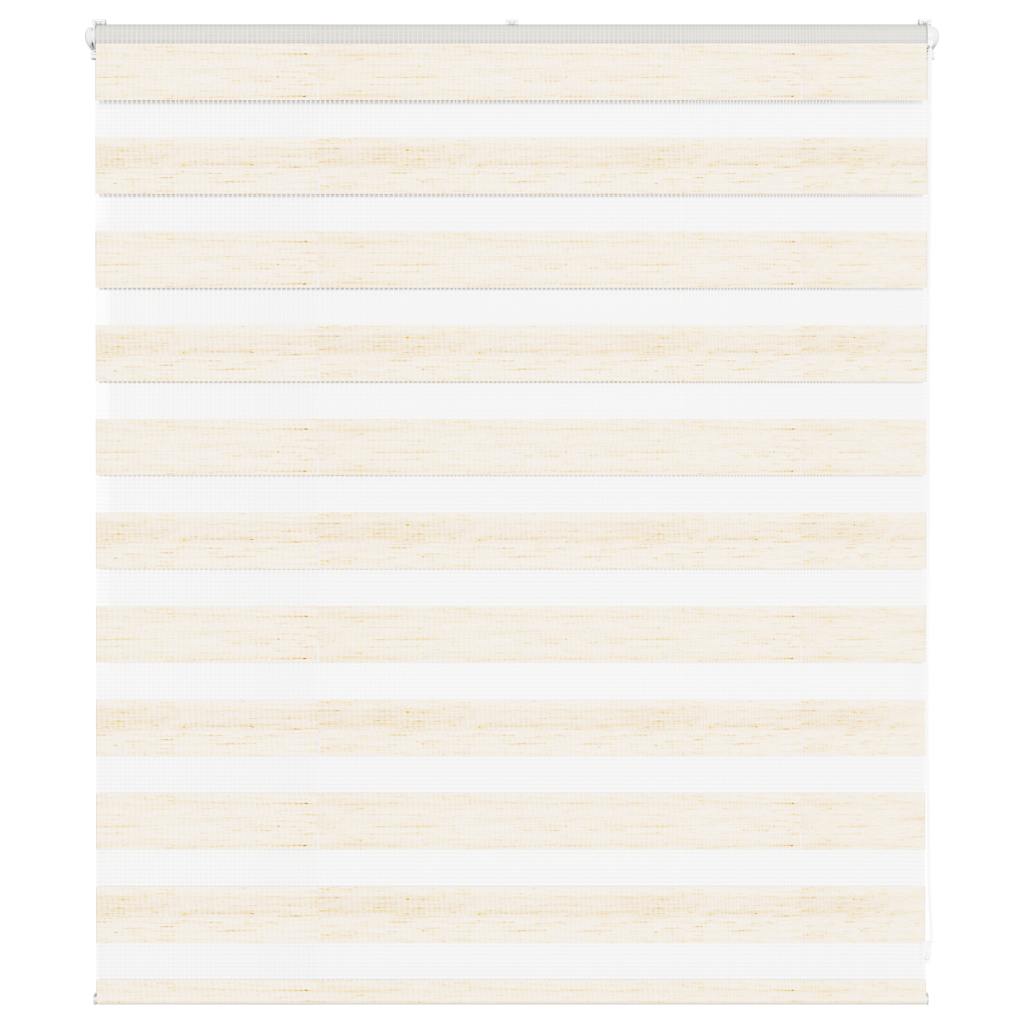 Vidaxx Zebra-Rollo 130x100 cm Stoffbreite 125,9 cm Marmorbeige