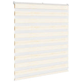 Vidaxx Zebra-Rollo 130x100 cm Stoffbreite 125,9 cm Marmorbeige