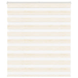 Vidaxl Zebra Roller Blind 135x100 cm Staubbreite 130,9 cm Marmerbeige