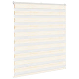 Vidaxl Zebra Rouleau aveugle 135x100 cm Largeur de poussière 130,9 cm Marmerbeige