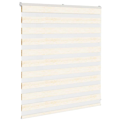 Vidaxx Zebra-Rollo 135x100 cm Stoffbreite 130,9 cm Marmorbeige