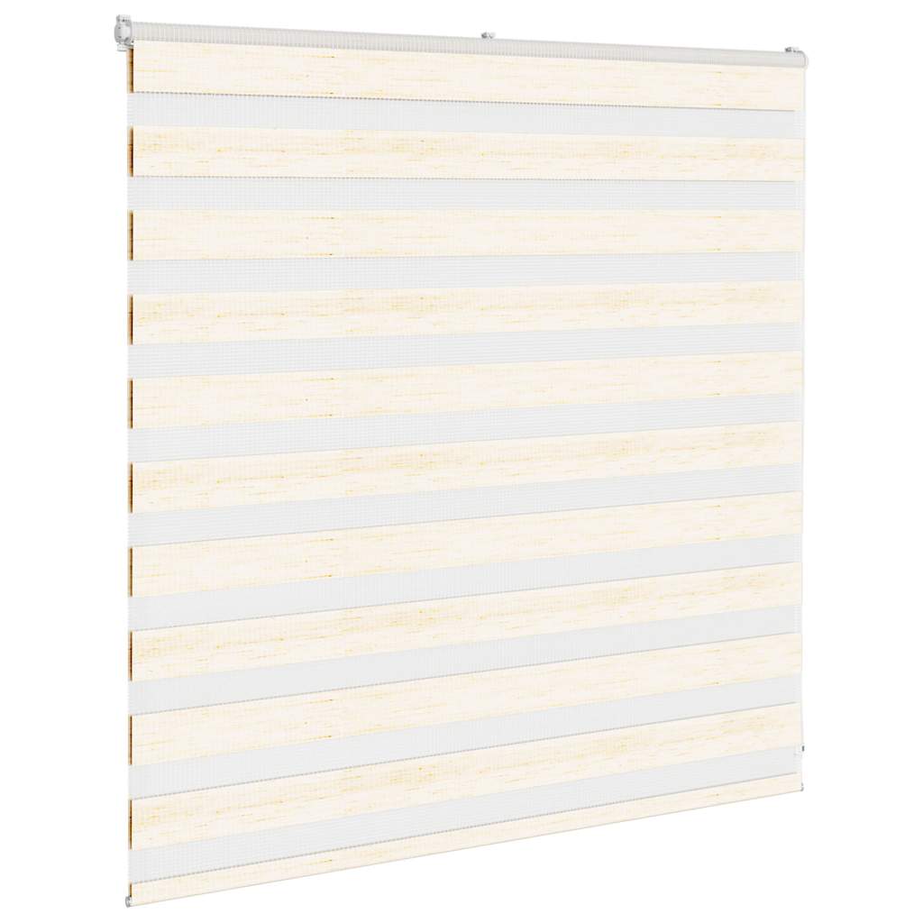 VidaXL Zebra-Rollo 140x100 cm Stoffbreite 135,9 cm Marmorbeige